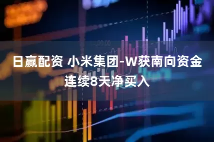 日赢配资 小米集团-W获南向资金连续8天净买入